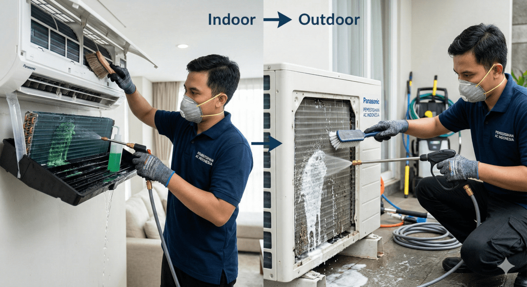 Pembersihan Indoor & Outdoor Unit