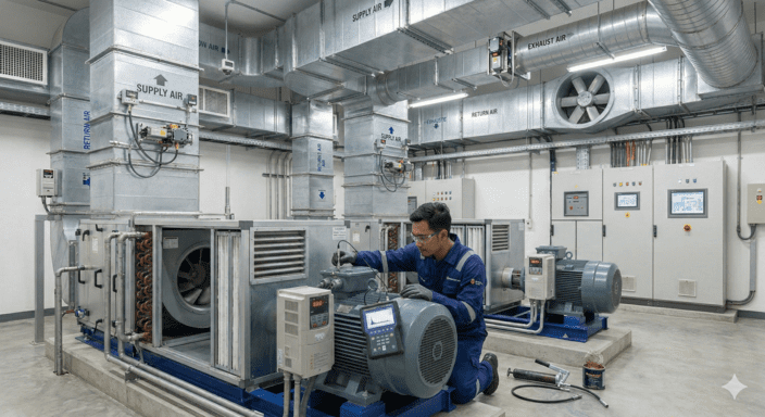 Pengecekan Vibrasi dan Pelumasan